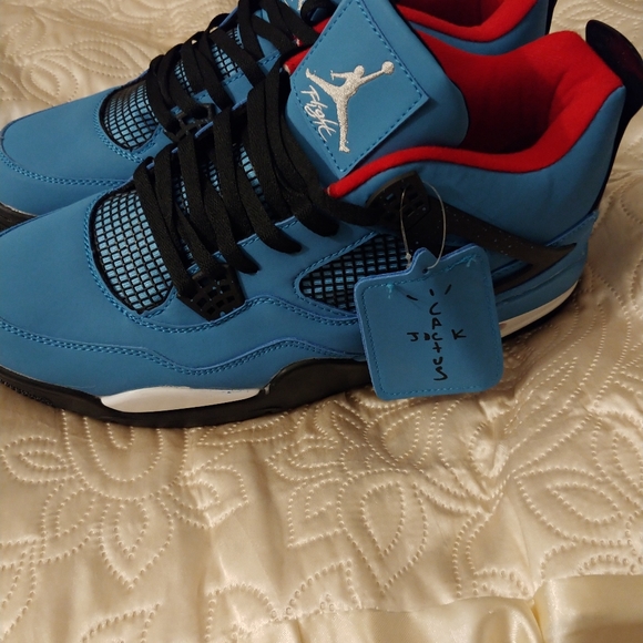 Travis Scott Cactus Jack retro IV Jordans. main image 4
